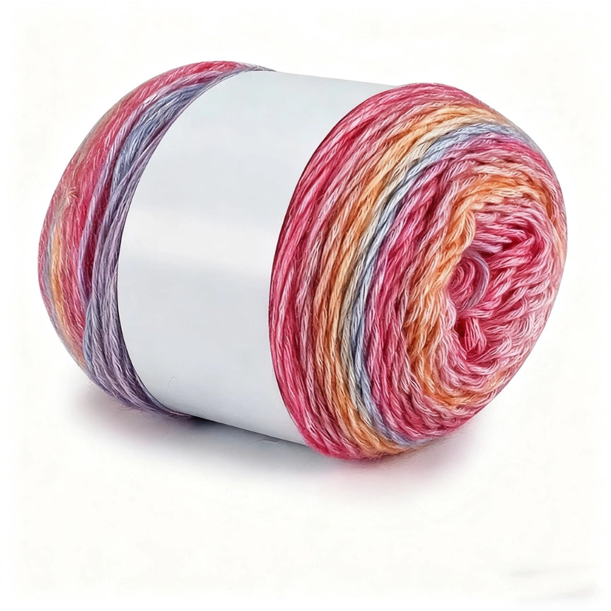 Gradient Segment-Dyed Cake Yarn 100 Grams
