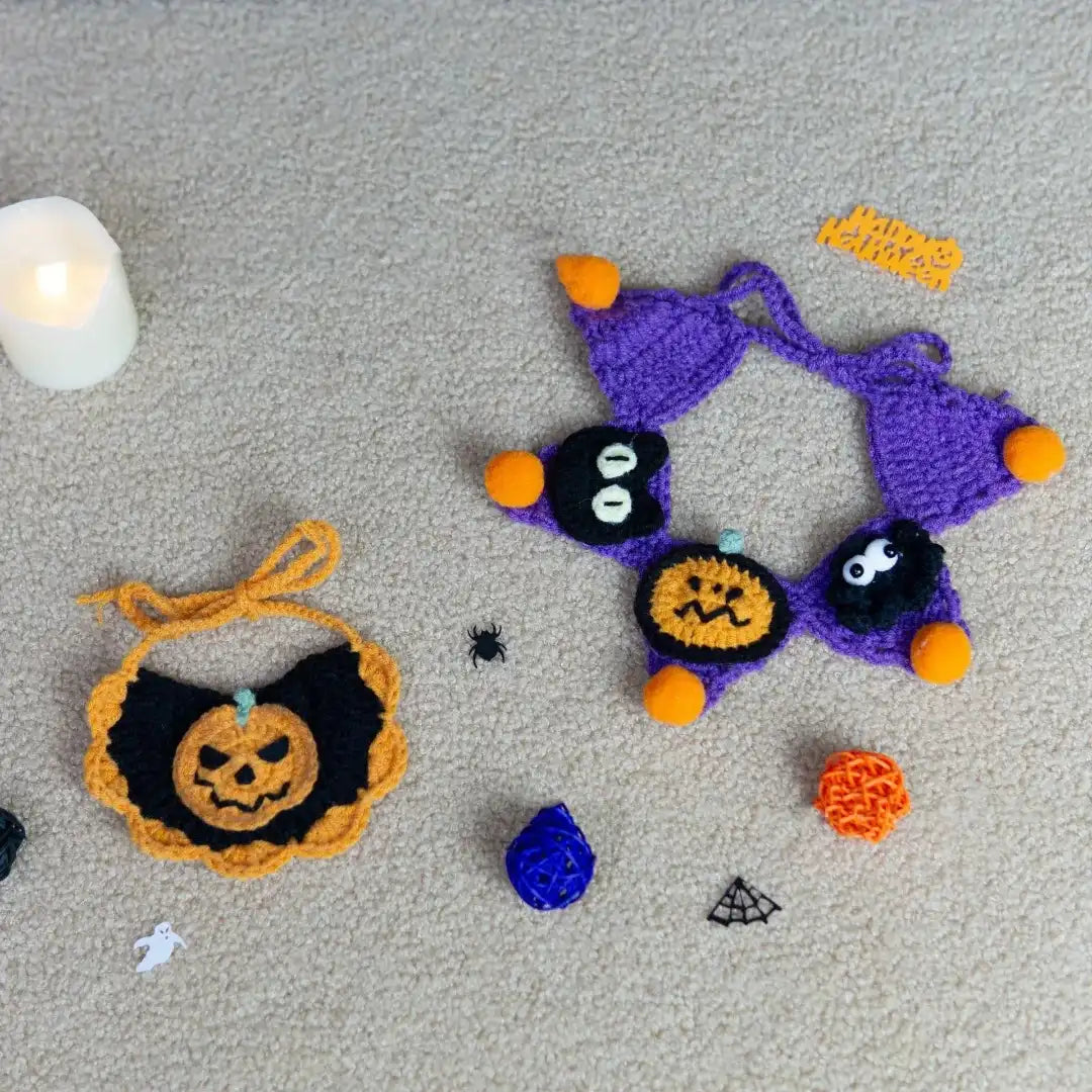 Artisan-Made -  Pets Costume Pumpkin Collar