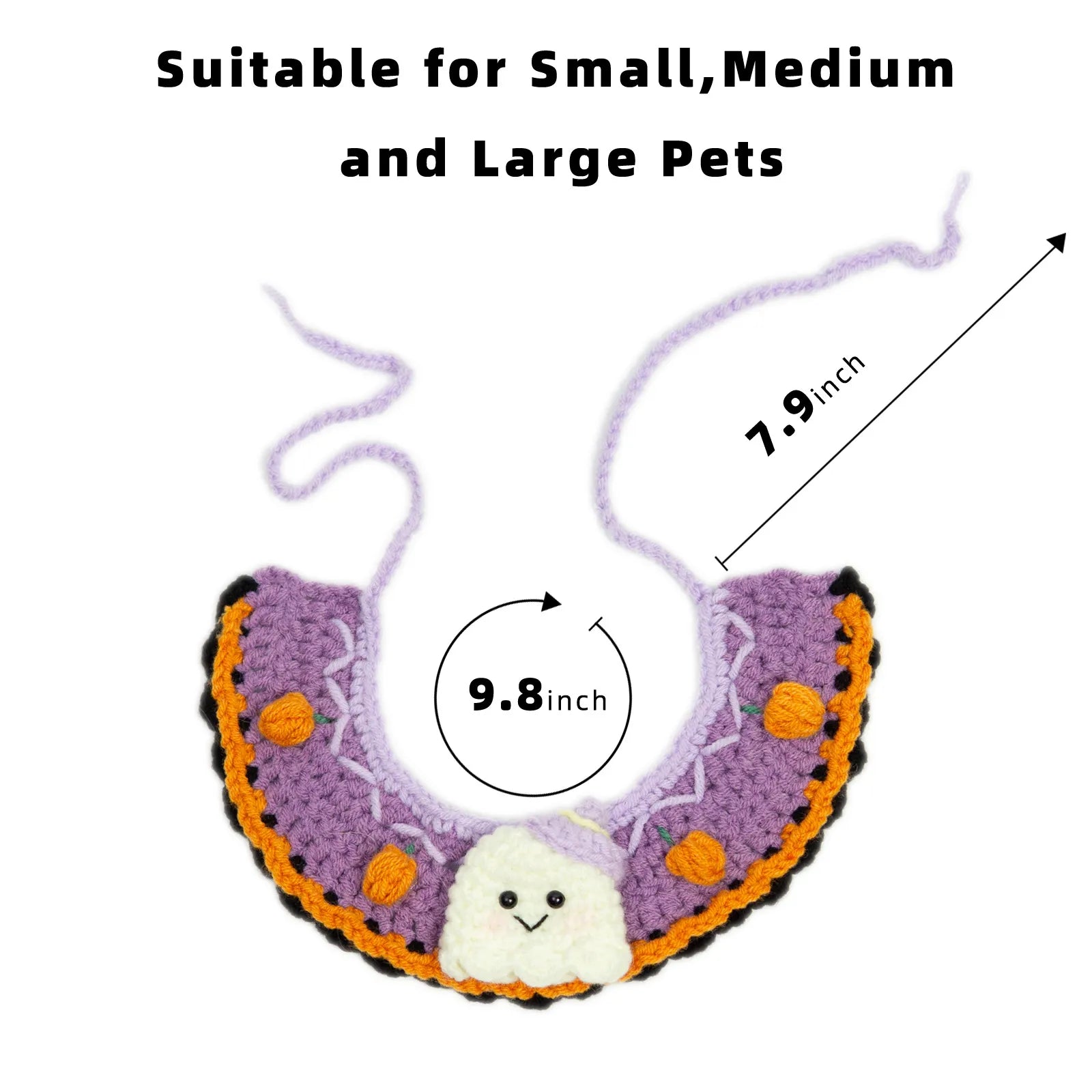 Artisan-Made -  Pets Costume Pumpkin Collar