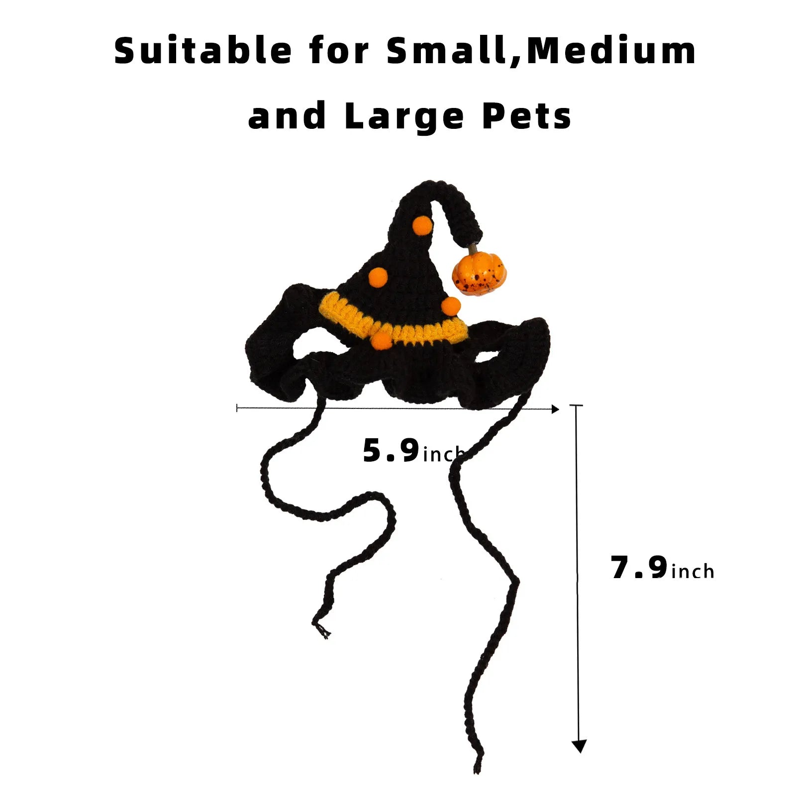 Artisan-Made -  Pets Costume Pumpkin Collar