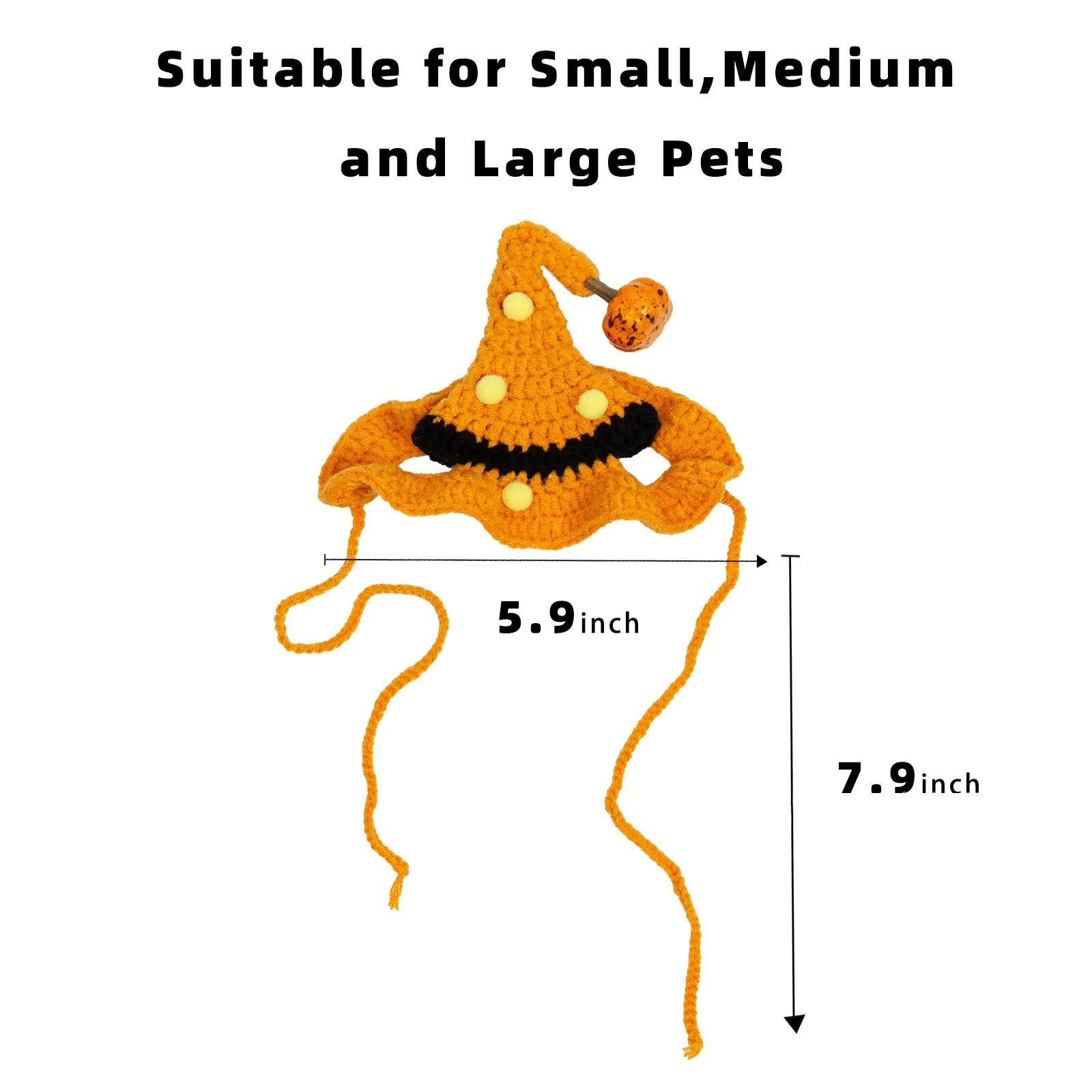 Artisan-Made -  Pets Costume Pumpkin Collar