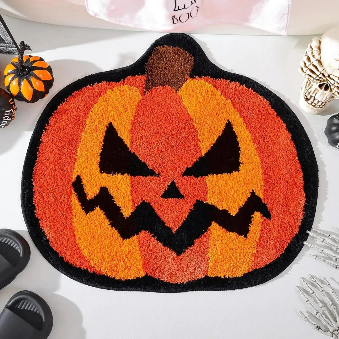 Artisan-Made - Luxurious Faux Cashmere Halloween Carpet