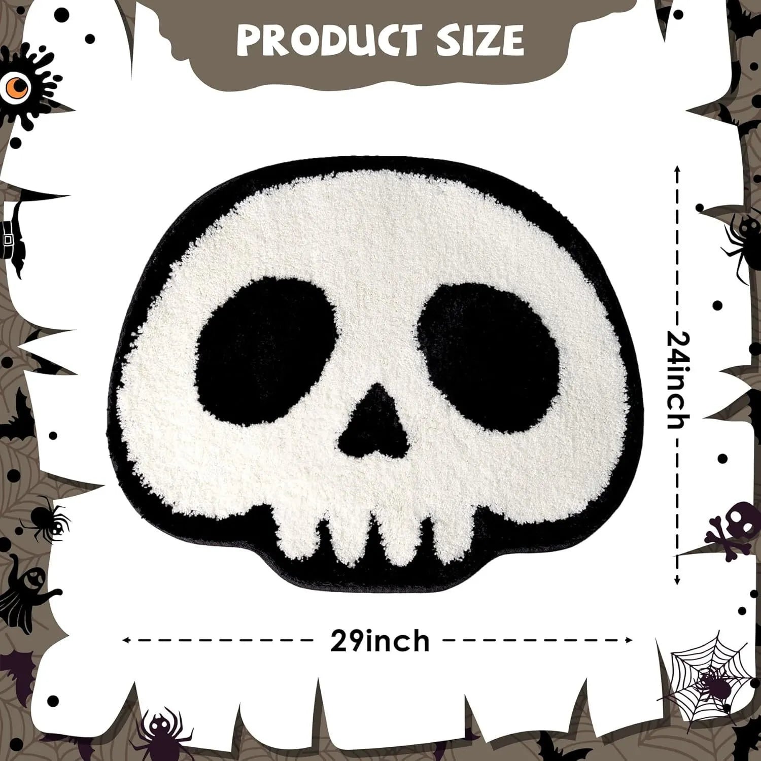 Artisan-Made - Luxurious Faux Cashmere Halloween Carpet