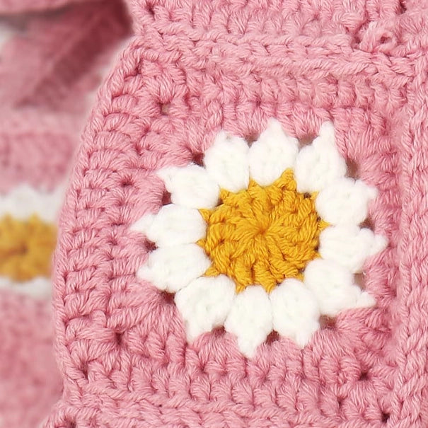 Crochet Kit - Little Daisy Blanket Material Kit Set