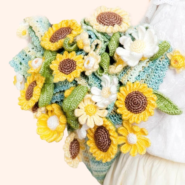 Crochet Kit - Sunflower Bouquet Blanket
