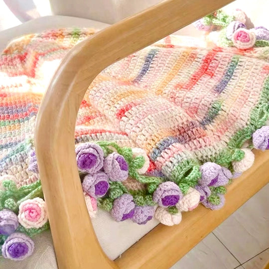 Crochet Kit - Rose Bouquet Blanket