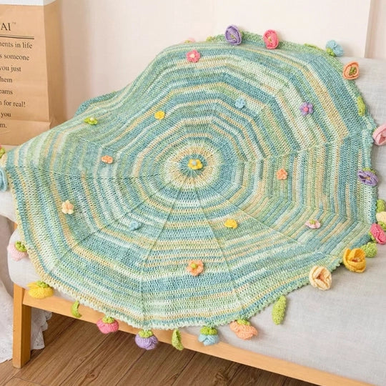 Crochet Kit - Lily Flower Bouquet Blanket