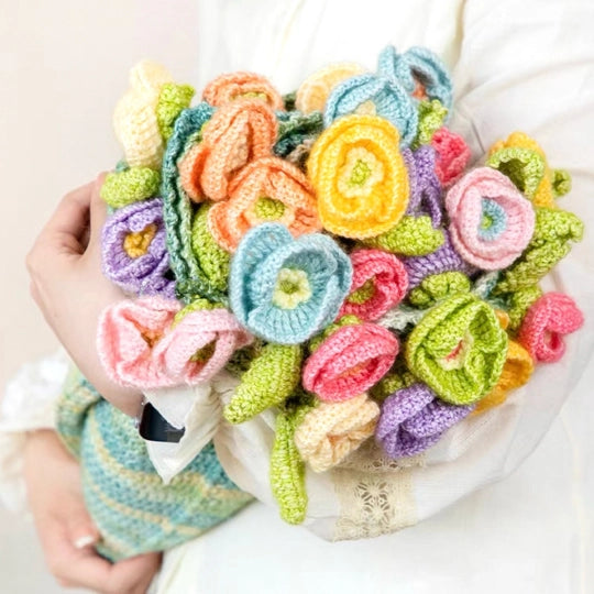 Crochet Kit - Lily Flower Bouquet Blanket