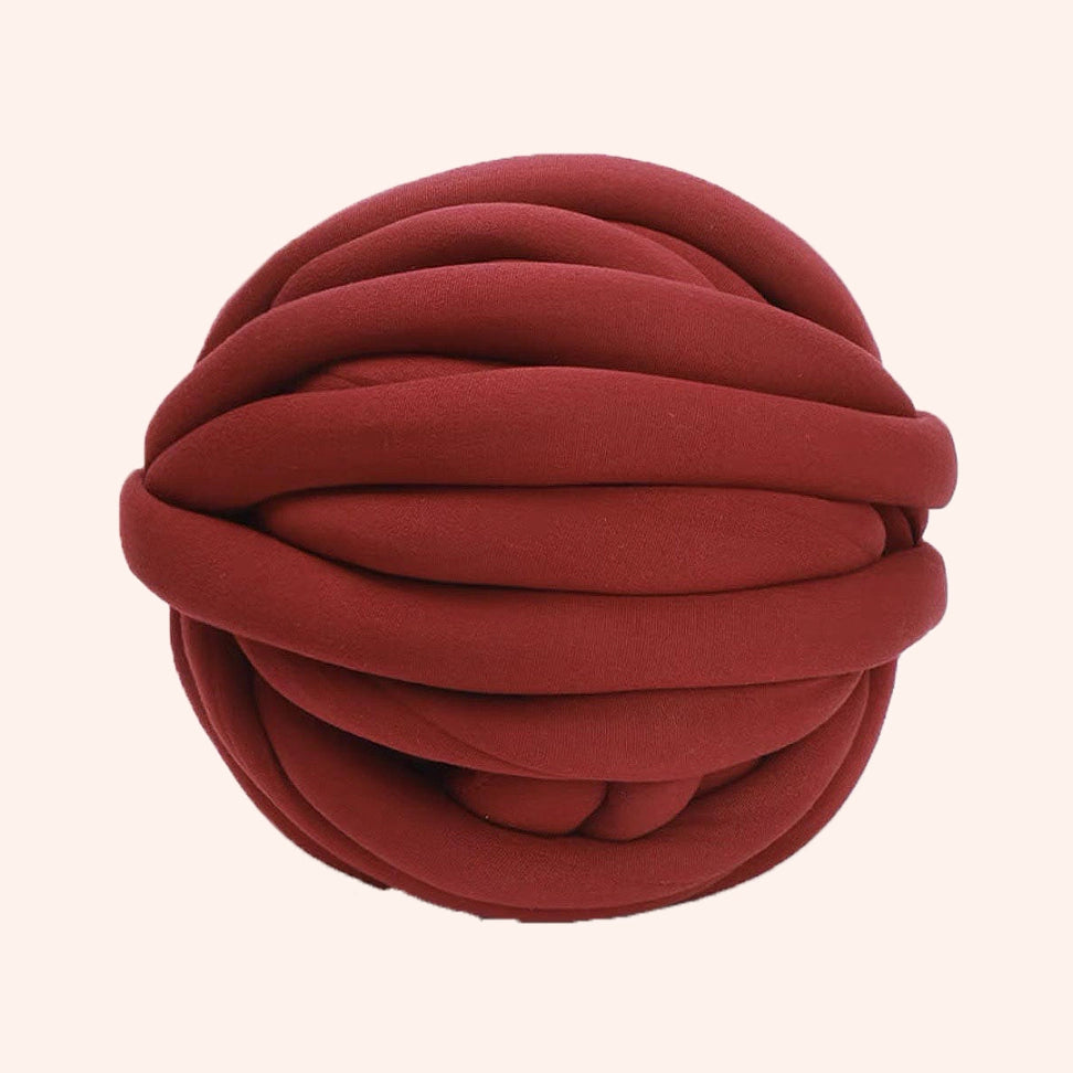 Extra-Thick Tubular Cotton Yarn (250g): Approximately 0.8 inches in diameter, Super Bulky, Arm Knitting
