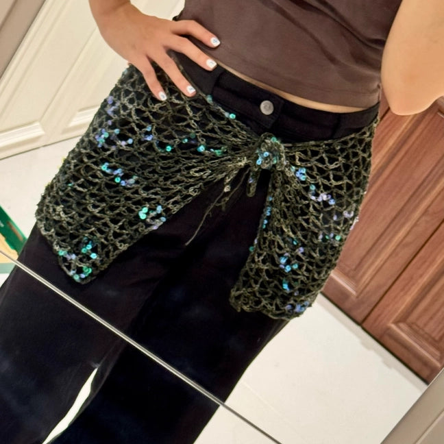 Cotton Metallic/Sequin Yarn 50 Grams