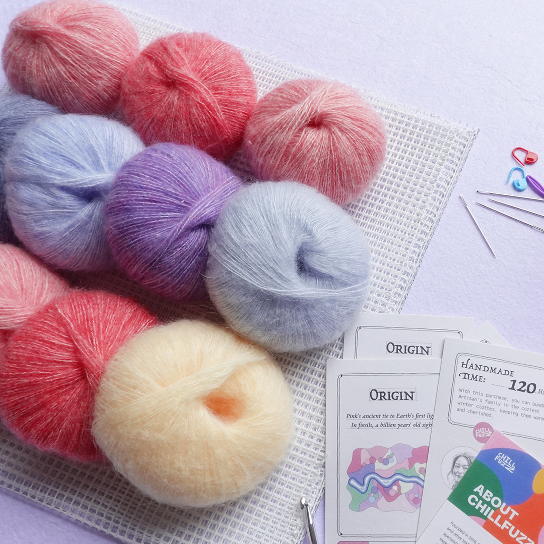 Mohair Wool Yarn 25 Grams