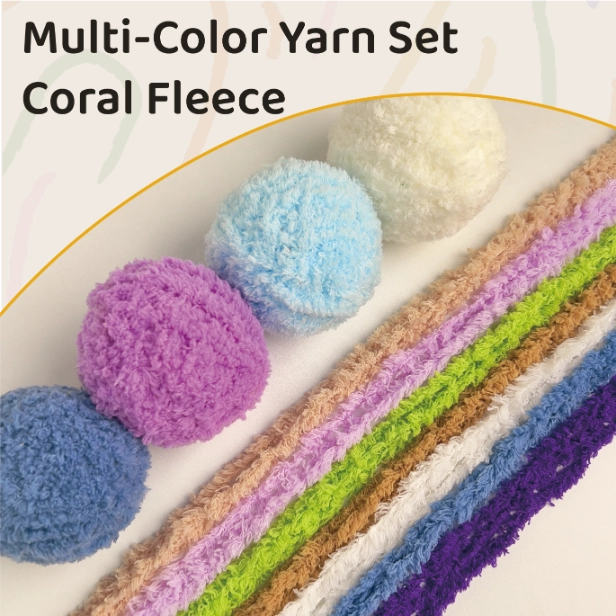 Soft Polyester Fleece Yarn 50 Grams