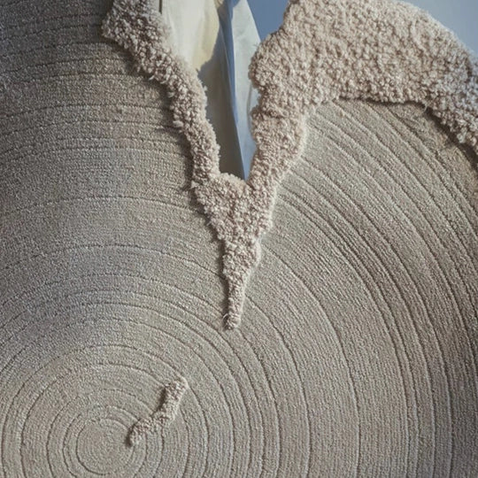 Artisan-Made - Creamy Elegance Rug