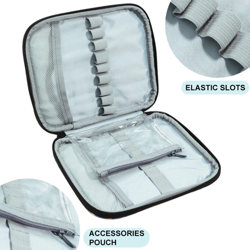 Floral Hand-Knitted Storage Bag