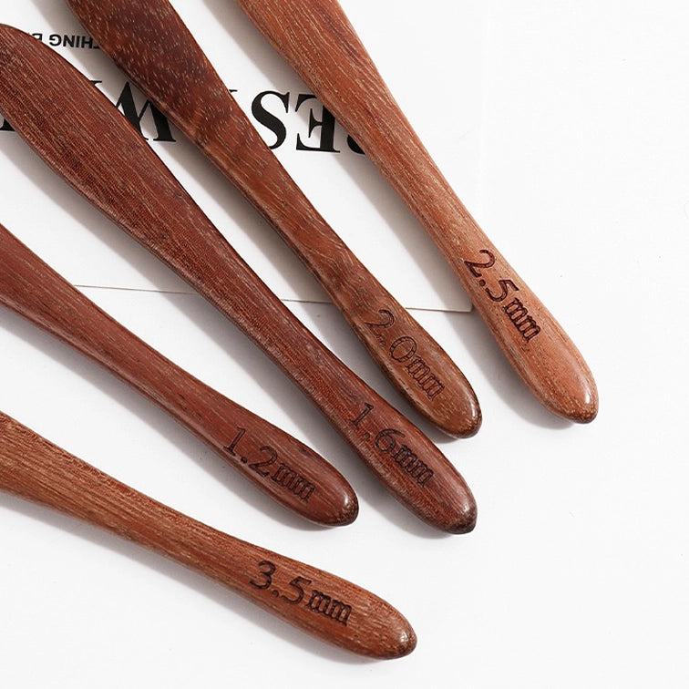 Crocheting Tools - Blood Sandalwood Crochet Hook