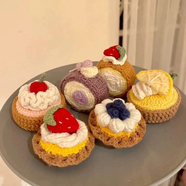 Crochet Kit - Hand-Crocheted Yarn Craft Kit for Donut Ornament