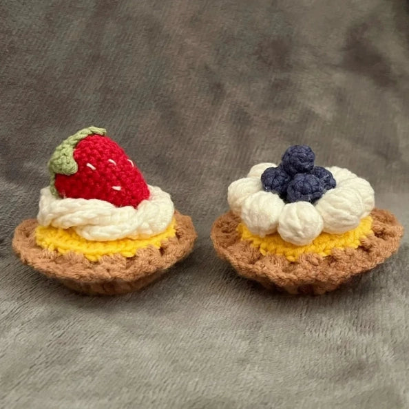 Crochet Kit - Hand-Crocheted Yarn Craft Kit for Donut Ornament