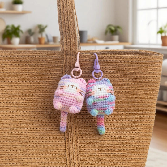 Artisan-Made - Kitten Keychain