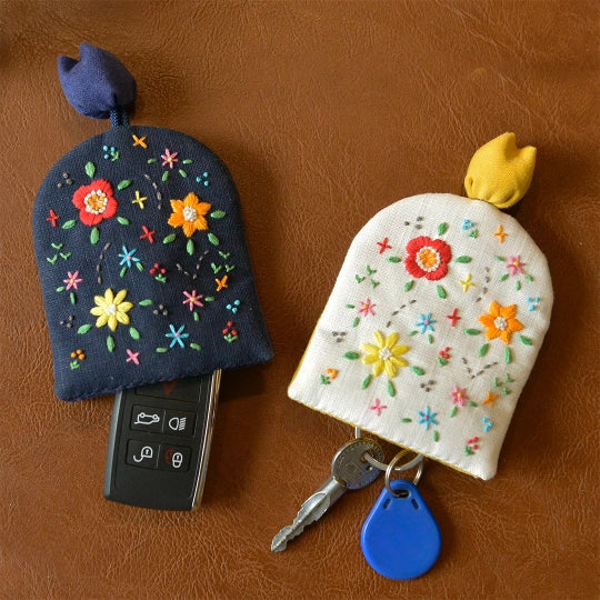 DIY Embroidery - Key Pouch