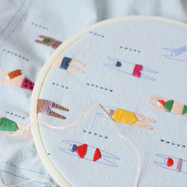 DlY Embroidery -Storage Pouch