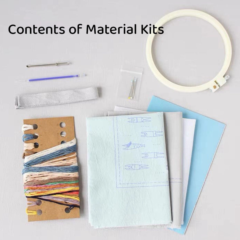 DlY Embroidery -Storage Pouch