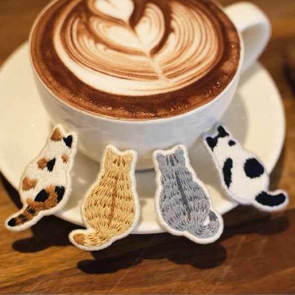 DlY Embroidery-Cat Brooch