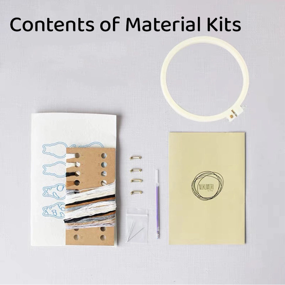 DlY Embroidery-Cat Brooch