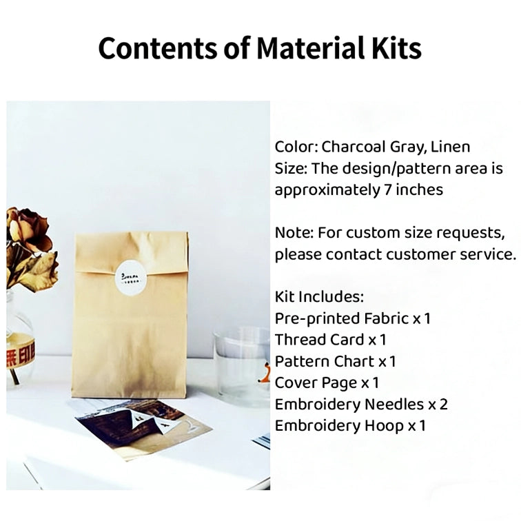 DlY Embroidery -Bread Set