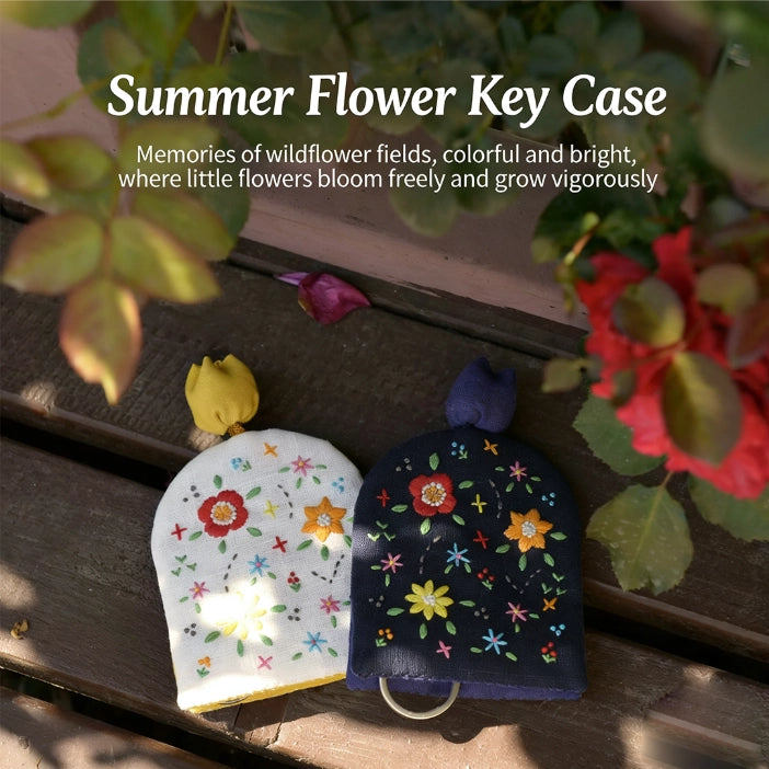 DIY Embroidery - Key Pouch