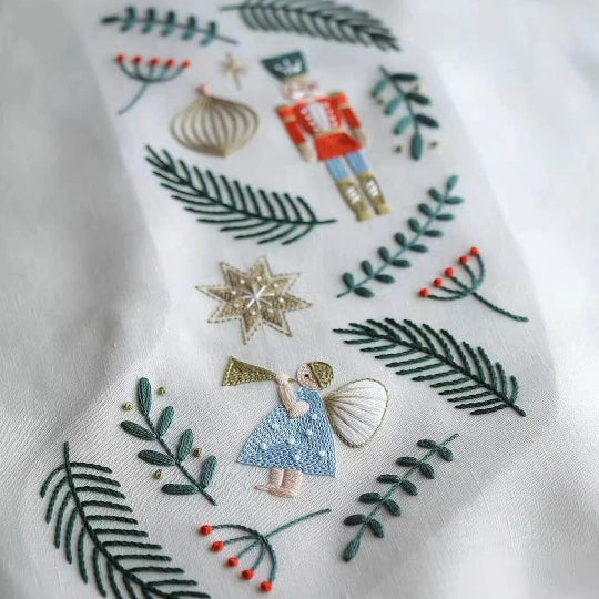 DlY Embroidery -Decorative Christmas Stocking