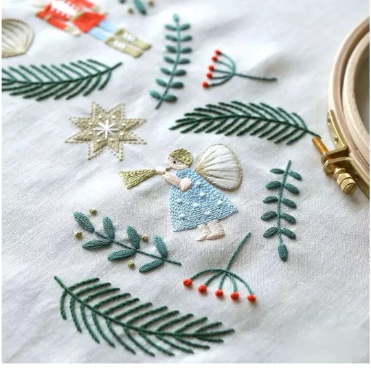 DlY Embroidery -Decorative Christmas Stocking