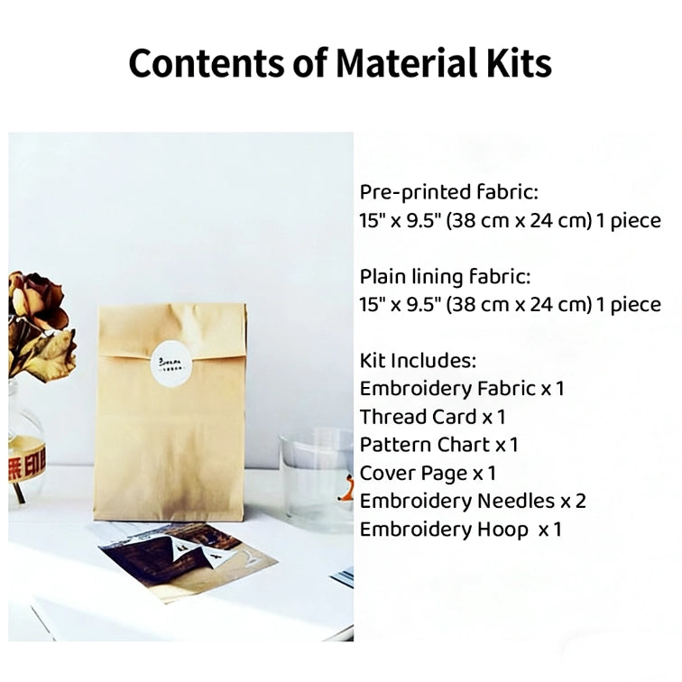 DlY Embroidery -Decorative Christmas Stocking