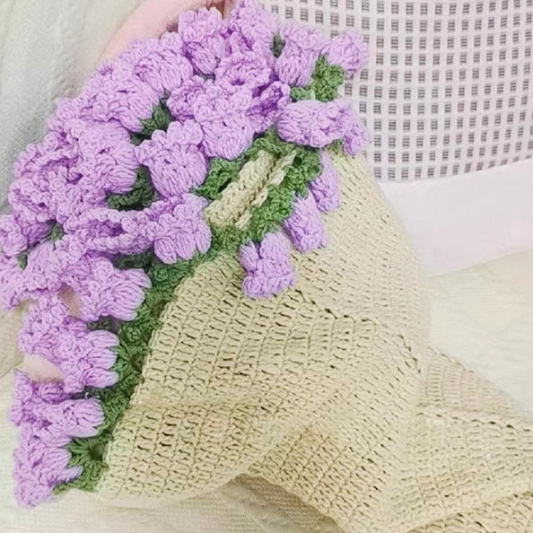 Crochet Kit - Lily of the Valley Bouquet Blanket