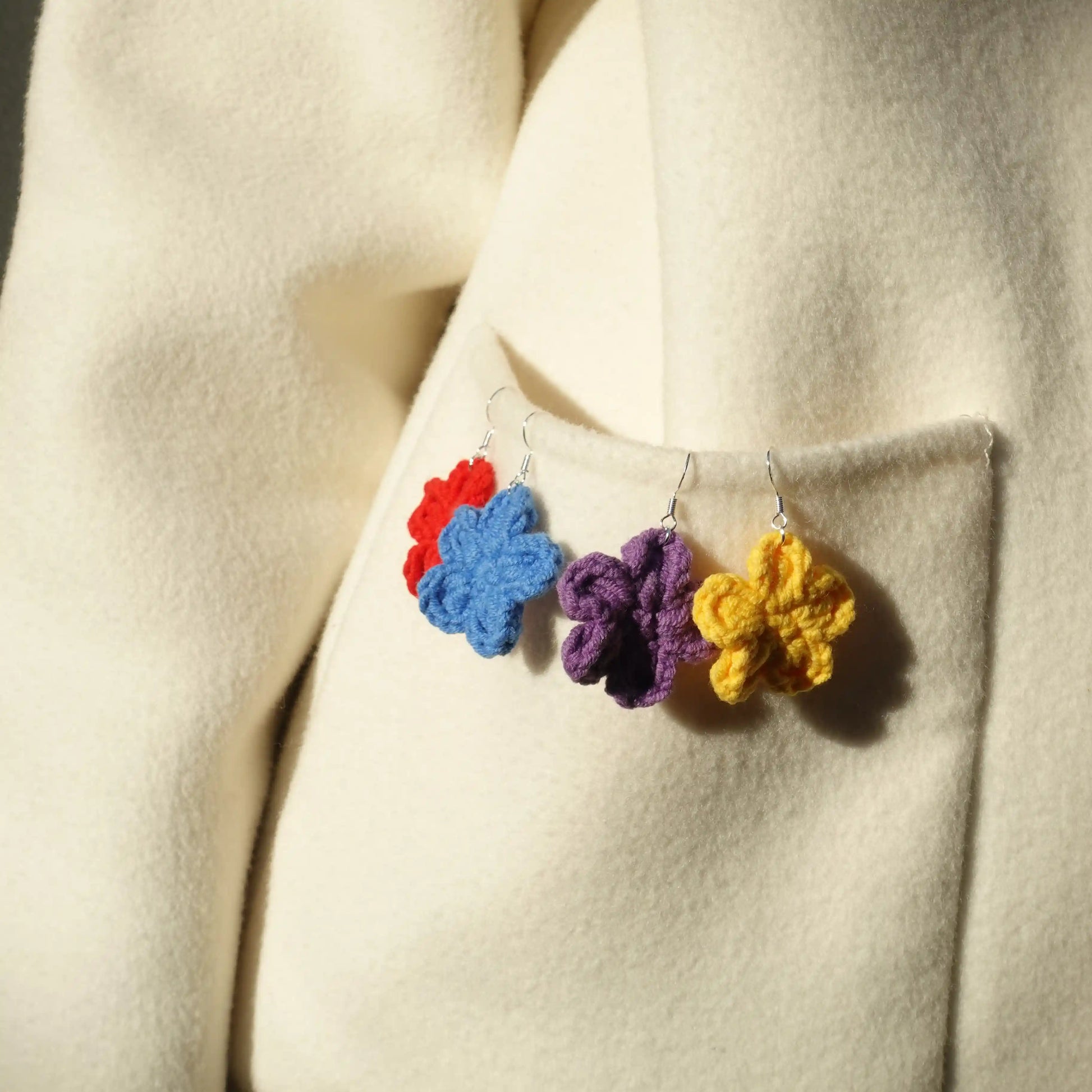 Artisan-Made - Flower Earrings