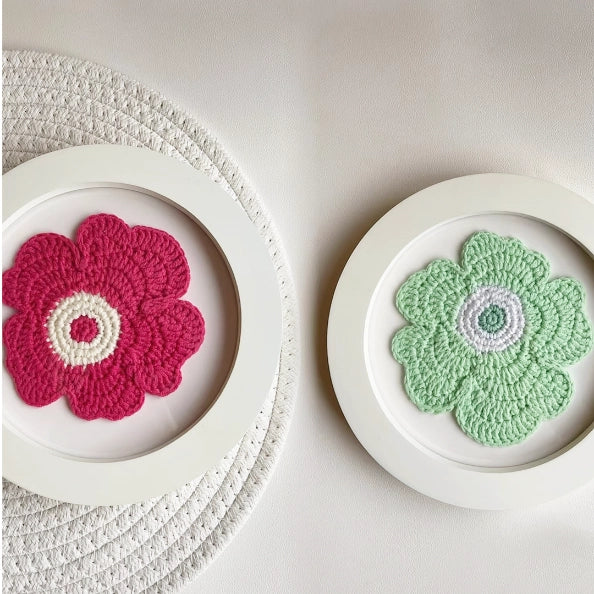 Crochet Kit - Irregular Flower Coaster