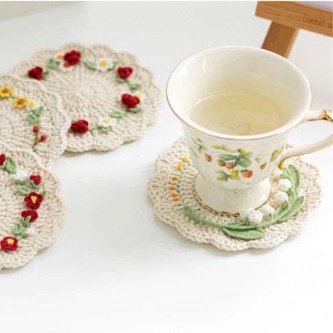 Crochet Kit - Flower Coaster