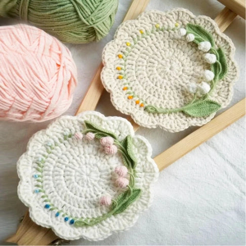 Crochet Kit - Flower Coaster