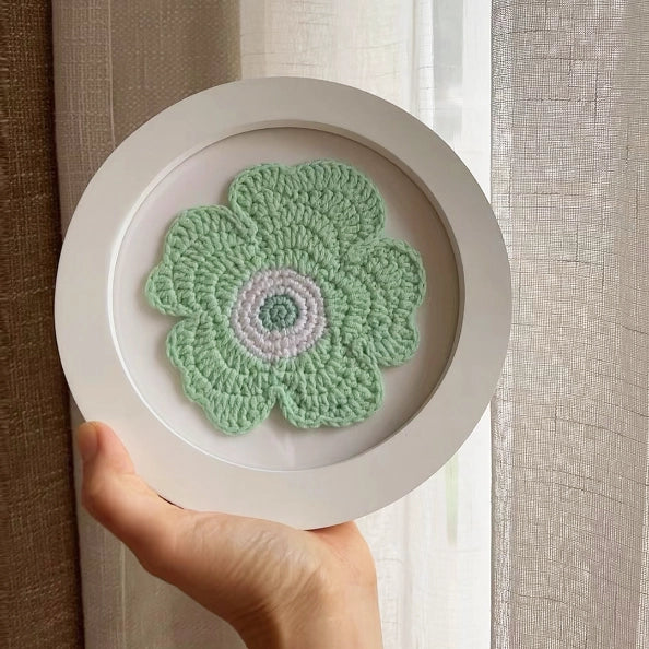 Crochet Kit - Irregular Flower Coaster