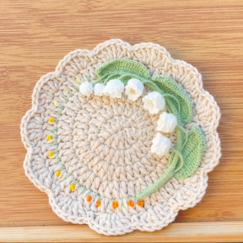 Crochet Kit - Flower Coaster