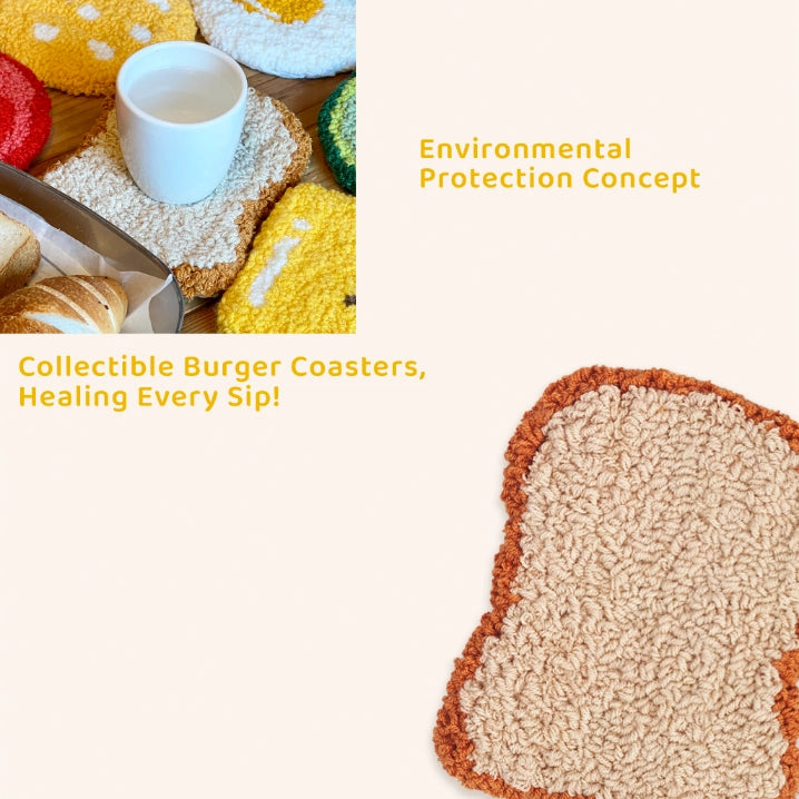 Bundle - Food Series Coaster Crochet Kit Set of 3