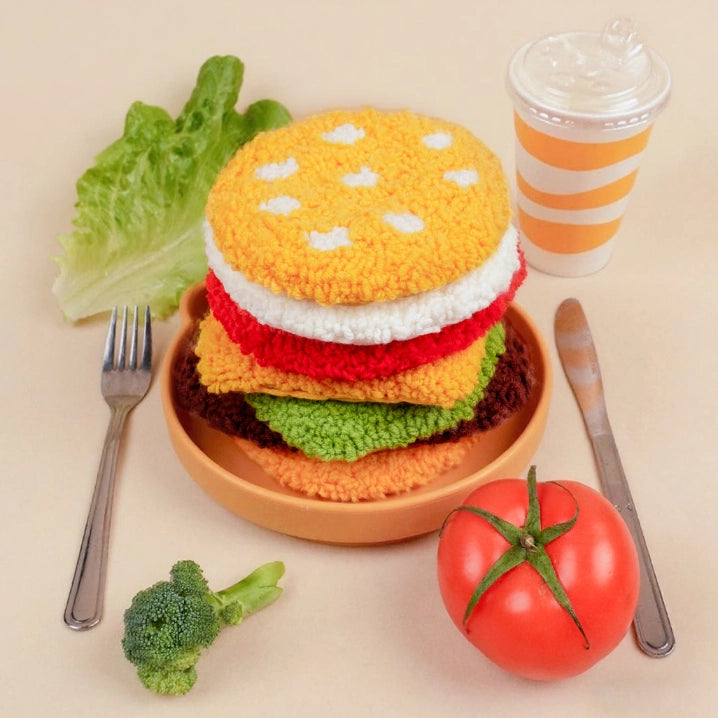 Artisan-Made - Burger and Toast Coaster