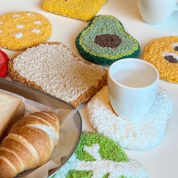 Bundle - Food Series Coaster Crochet Kit Set of 3