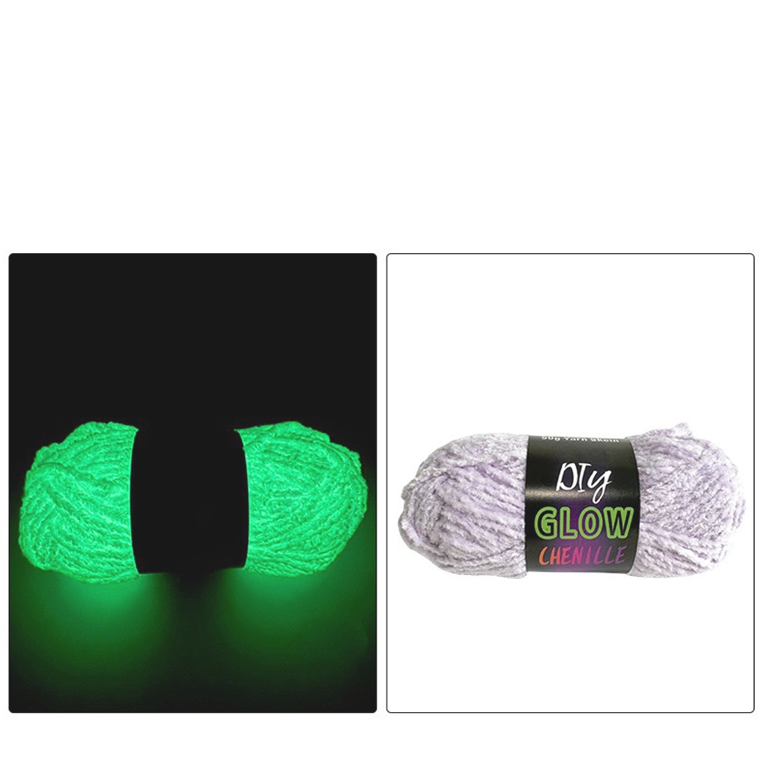 Glow-in-the-Dark Yarn 50 Grams