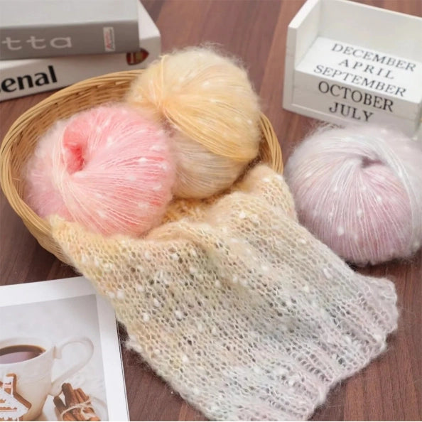 Gradient Snowflake Mohair 50 Grams
