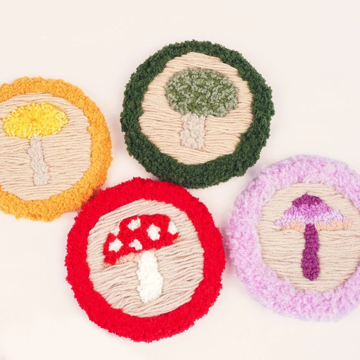 Artisan-Made - Green Mushroom Coaster