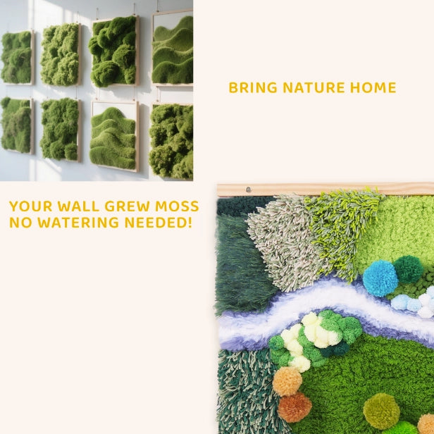 Artisan-Made - Moss Wall Hanging