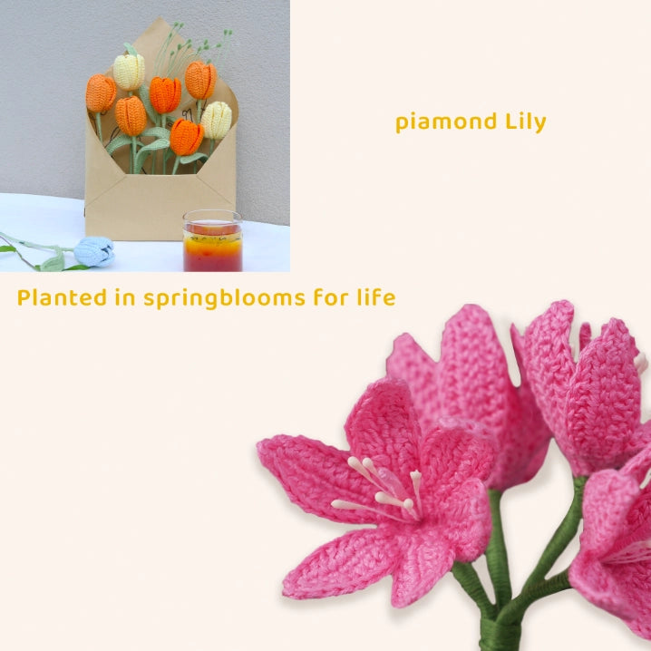 Artisan-Made - Micro-Crocheted Hyacinth Flowers