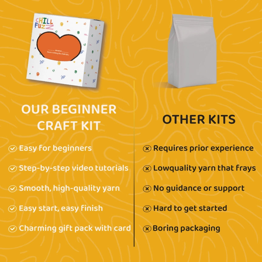 Beginner - Level Latch Hook Kit - Origin Coaster