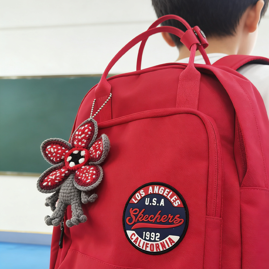 Demodog Crochet | Finished Crochet Earmuffs, Bag Charms, Headphone Cases, Crossbody Bags - Custom Orders Welcome