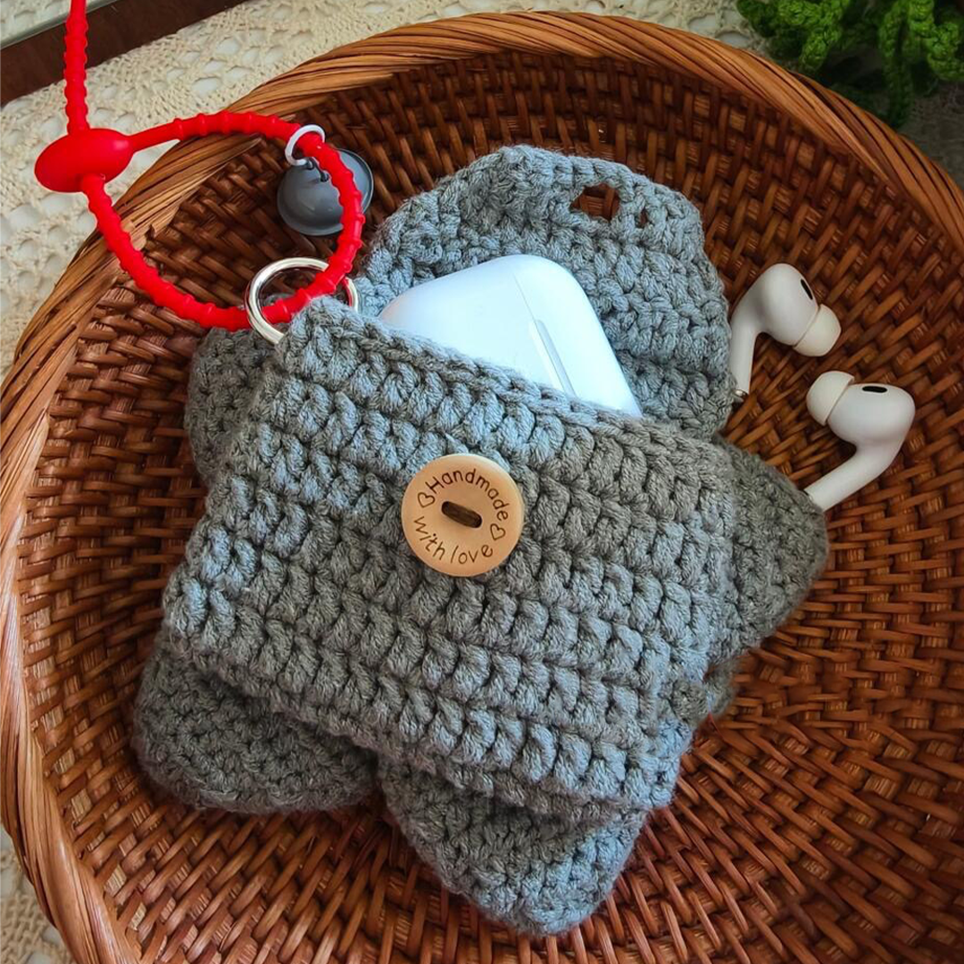 Demodog Crochet | Finished Crochet Earmuffs, Bag Charms, Headphone Cases, Crossbody Bags - Custom Orders Welcome